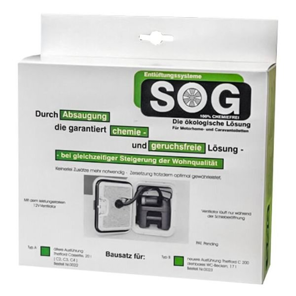 SOG WC Entlüftung Türvariante Typ G für C500, weiß