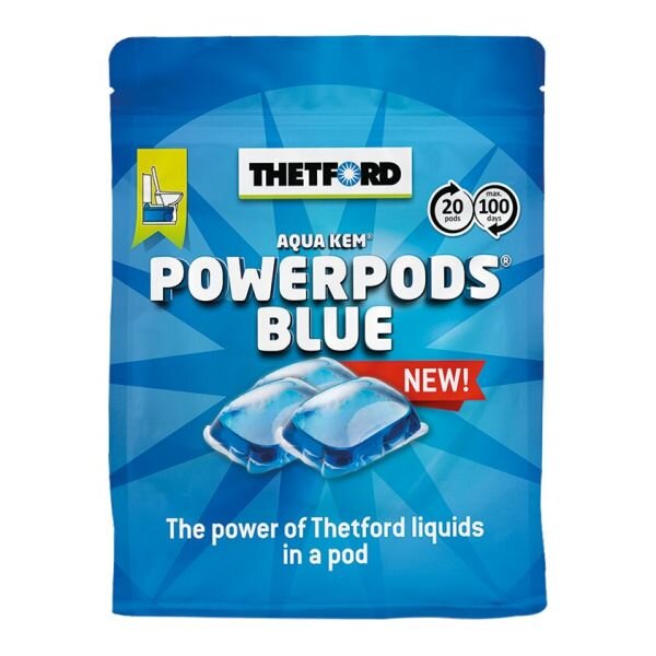 Aqua Kem Powerpods, blue, 20 Stück