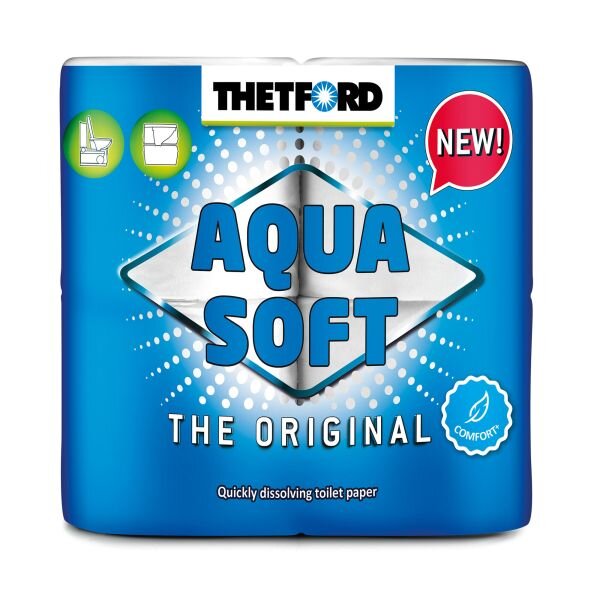 Toilettenpapier Aqua Soft, 4 Rollen