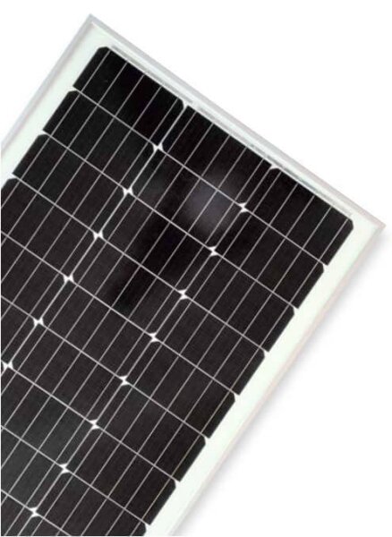 Solarmodul EcoLux-Serie mit silberfarbenem Rahmenprofil